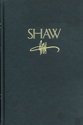 Cover image for SHAW: The Annual of Bernard Shaw Studies, vol. 29 Edited by Michel W. Pharand and Julie Sparks